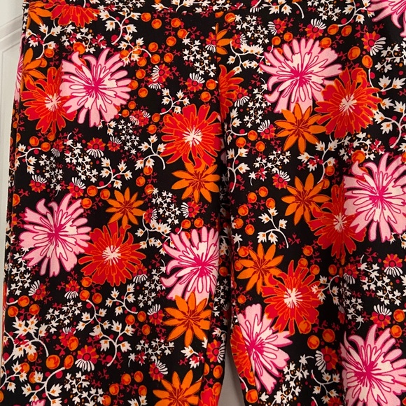 70s hippie bell bottom flower power leggings - Picture 4 of 6